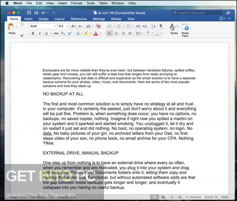 microsoft word document for mac free download